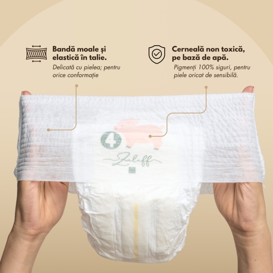 Scutece chiloțel din bambus mărimea 5, 13-18kg, 26 buc