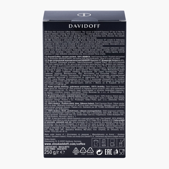Espresso 57, 250g, cafea prăjită și măcinată 