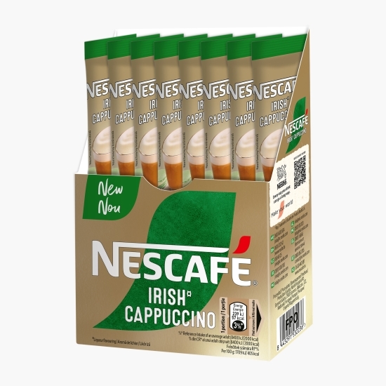 Cappuccino Irish plicuri 8x14g, mix de cafea instant 