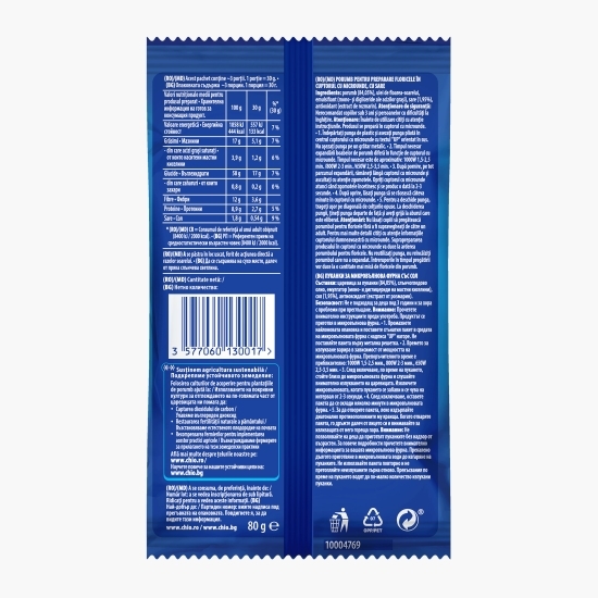 Popcorn microunde cu sare 80g