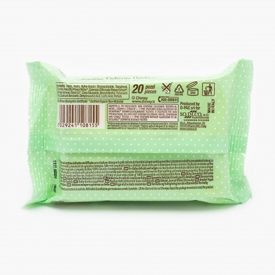 Servețele umede bebeluși bio delicate 20 buc