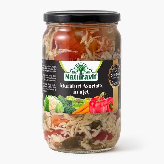 Murături asortate în oțet, Gourmet, 680g