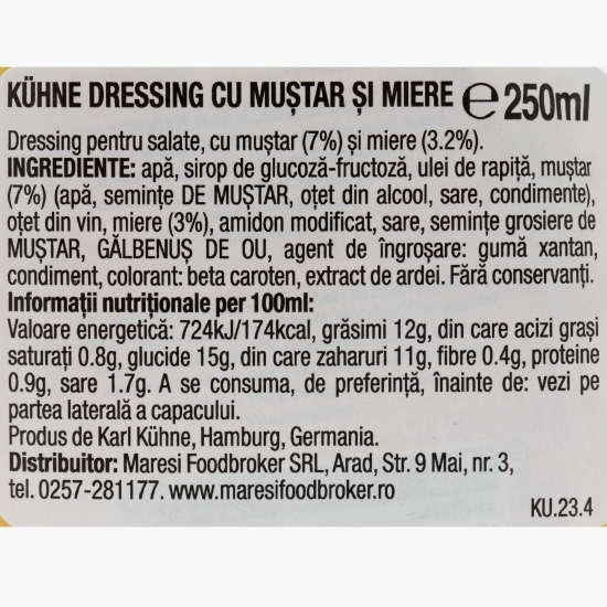 Dressing miere&muștar 0.25l