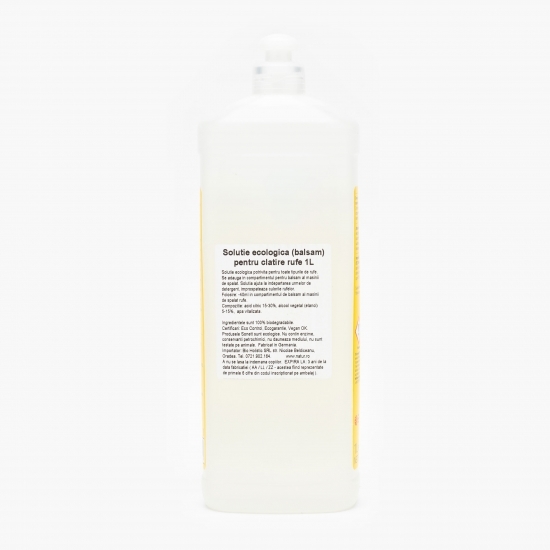 Soluție (balsam) bio pentru clătirea rufelor, 1l