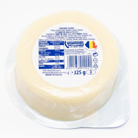 Cașcaval clasic rotund 325g