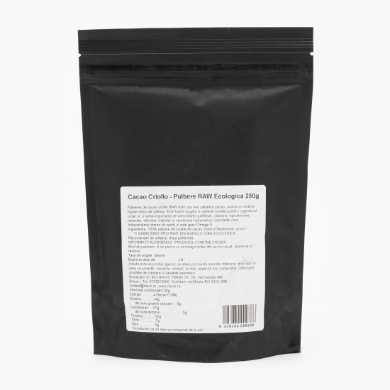 Cacao pulbere ecologică 250g