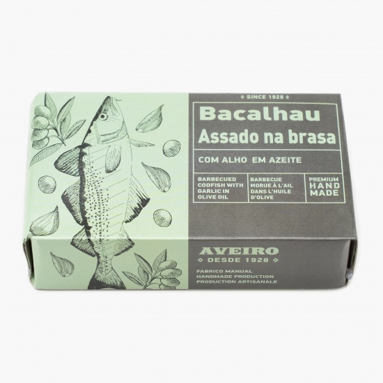 Cod grătar cu usturoi în ulei de măsline 120g