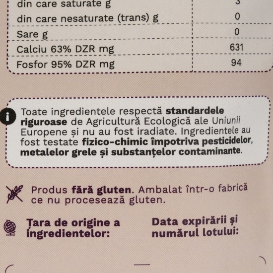 Chia, semințe ecologice pure, 200g