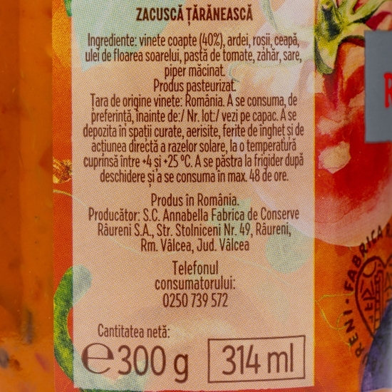 Zacuscă țărănească 300g