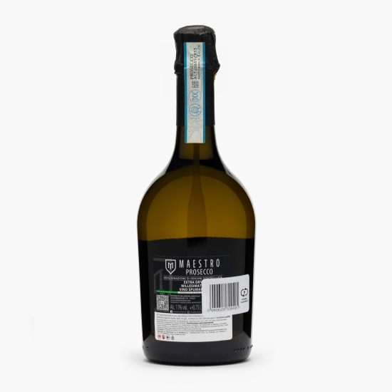 Vin spumant alb extra sec Prosecco Millesimato, 11%, 0.75l