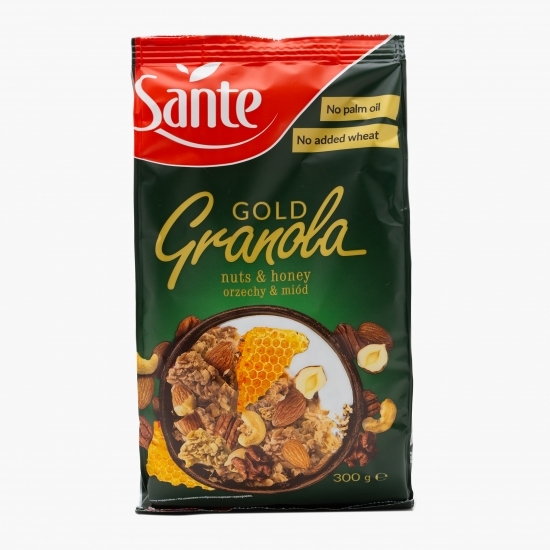 Cereale integrale cu miere și fructe cu coajă lemnoasă 300g