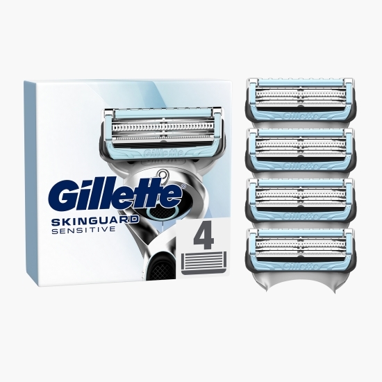 Rezerve aparat de ras SkinGuard Sensitive, 4 buc