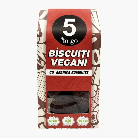 Biscuiți vegani cu arahide rumenite 80g