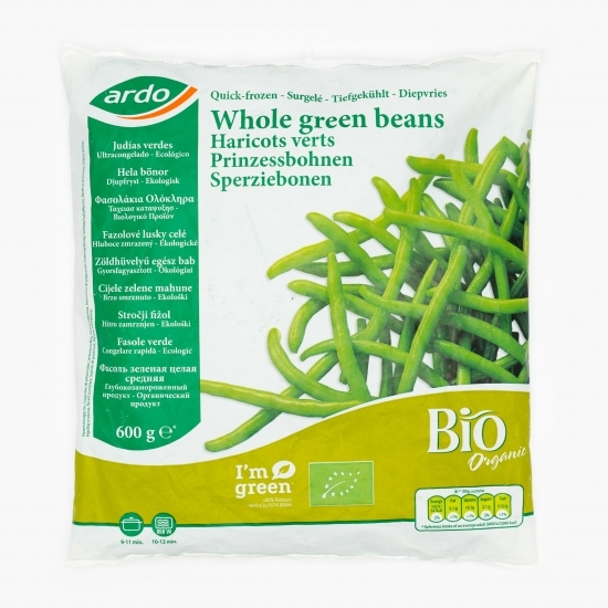 Fasole verde întreagă eco 600g