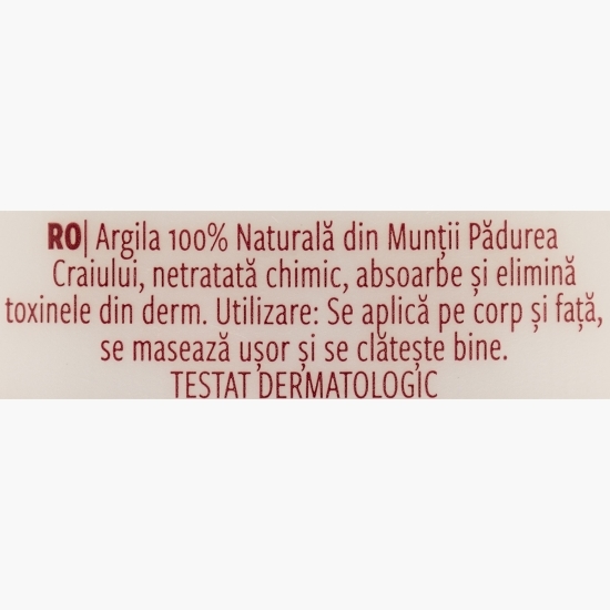Gel de duș argilă 100 % naturală, 0.75l