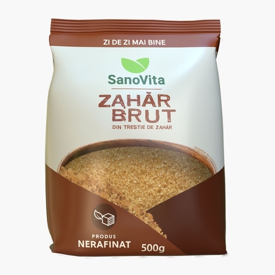 Zahăr brut din trestie de zahăr 500g