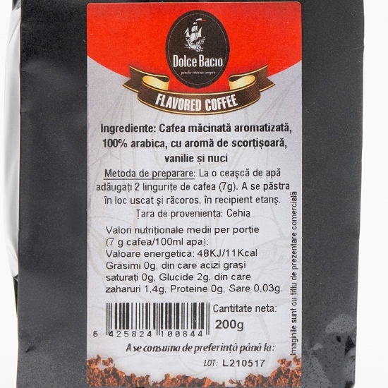 Cinnamon Coffee 200g, cafea măcinată cu aromă de scorțișoară