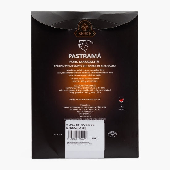 Pastramă porc Mangalița 80g