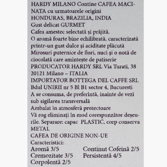 Milano 250g, cafea măcinată 
