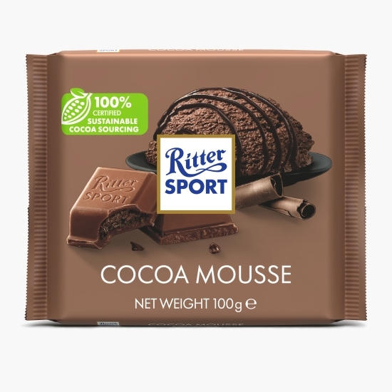 Ciocolată cu lapte umplută cu mousse de cacao 100g
