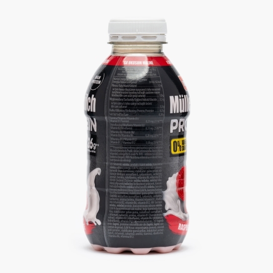 Băutură proteică din lapte cu gust de zmeură, cu îndulcitori, 400g