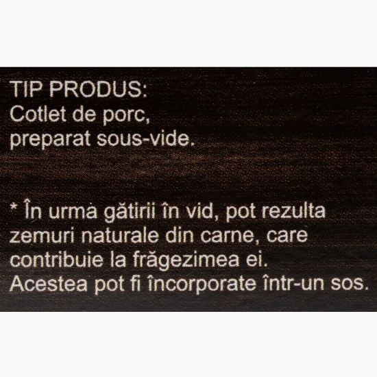 Cotlet de porc gătit lent 650g