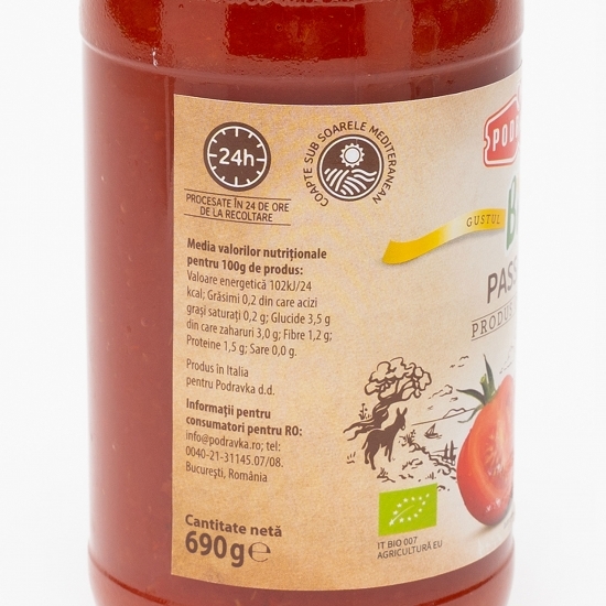 Piure de roșii eco 690g