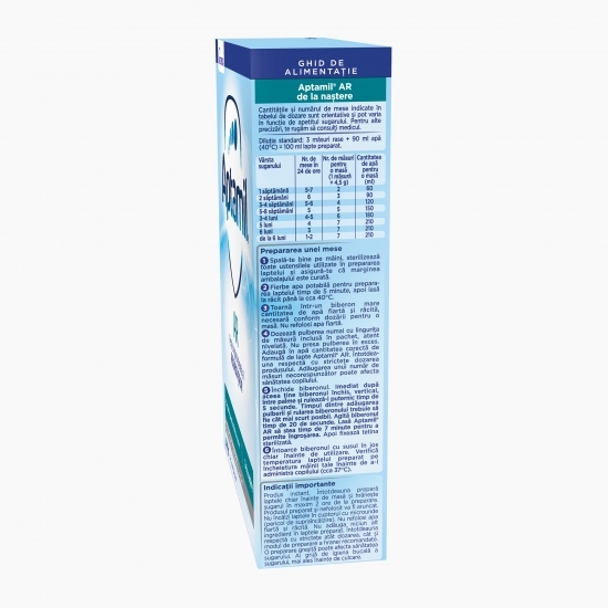 Lapte praf AR, de la naștere, Nutricia, 300g