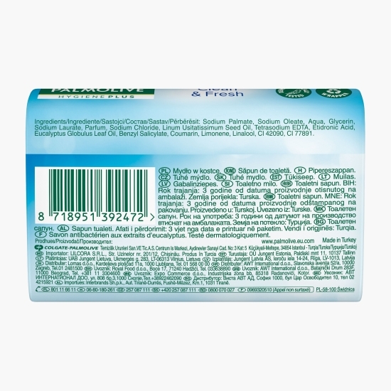 Săpun solid antibacterian Hygiene Plus Eucalipt 90g
