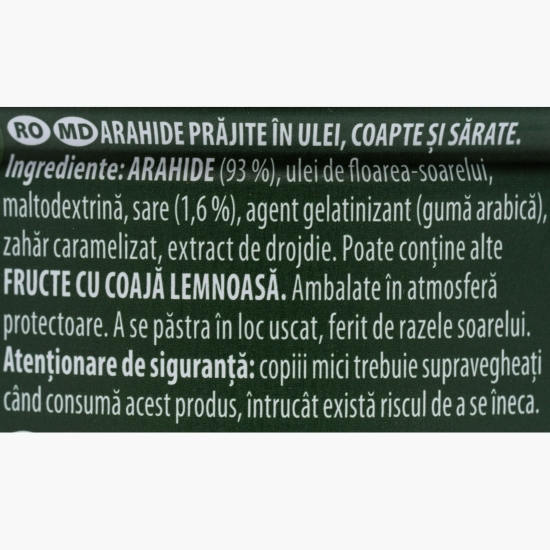 Arahide sărate extra rumenite la cutie 135g