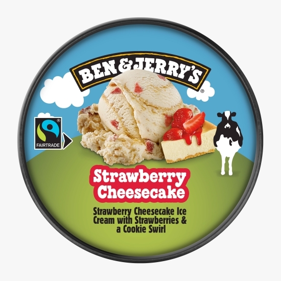 Înghețată cu căpșuni și brânză Strawberry Cheesecake, 465ml (416g)