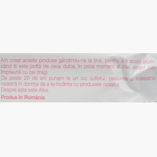 Prajitura casei cu zmeură și cremă de ciocolată 55g