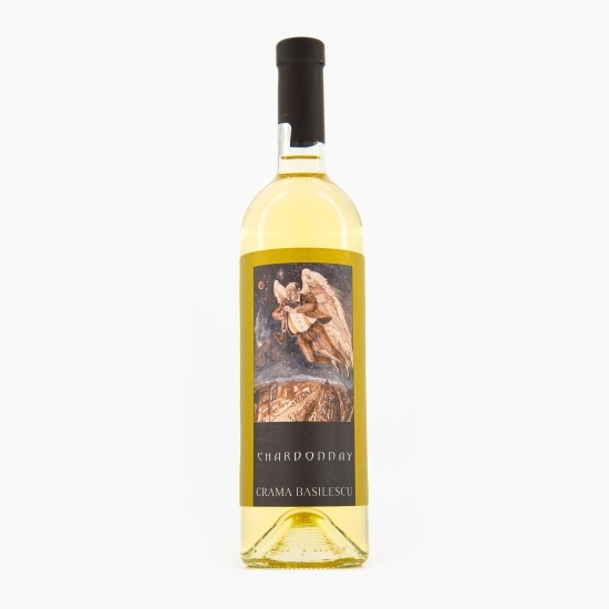 Vin alb sec Chardonnay Îngeri din Micul Paris, 14%, 0.75l 