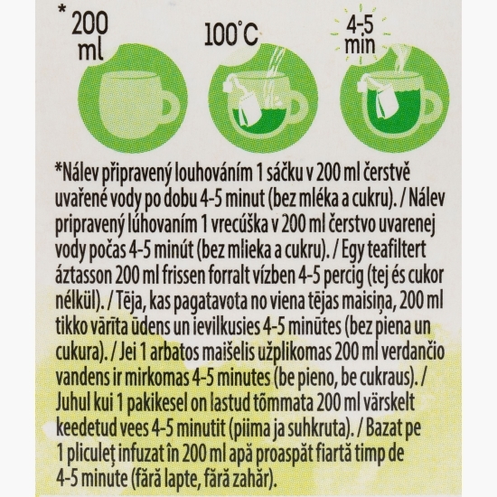 Ceai cu aromă de mango și urzică, 20 plicuri 