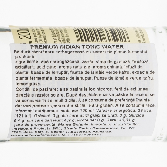 Băutură carbogazoasă Premium Indian Tonic Water 0.2l