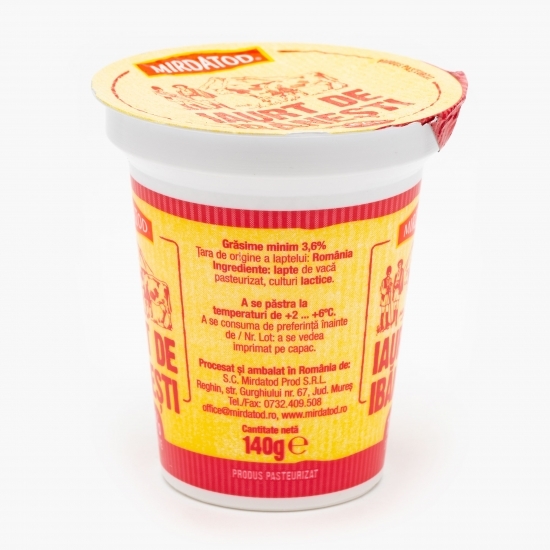 Iaurt de Ibănești, 10% grăsime, 140g