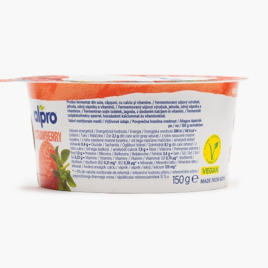 Produs fermentat din soia cu căpșuni 150g