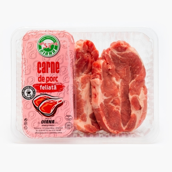 Ceafă de porc fără os, feliată 600g