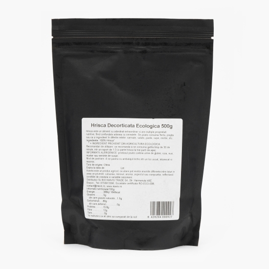 Hrișcă decorticată ecologică 500g