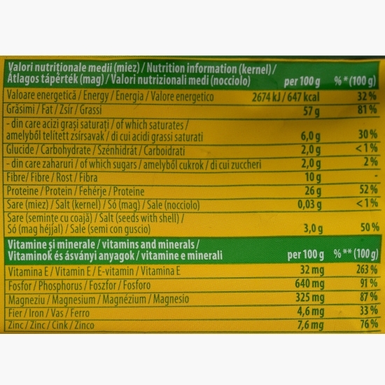 Semințe floarea-soarelui negre cu sare 100g