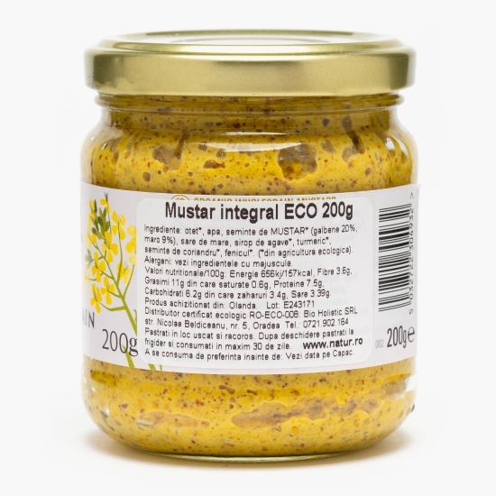 Muștar integral eco 200g