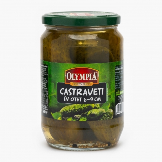 Castraveți în oțet 6-9cm 680g
