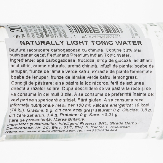 Băutură carbogazoasă Naturally Light Tonic Water 0.2l
