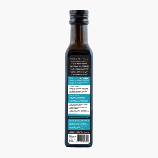 Indian Tonic, apă tonică din chinină naturală 0.23l