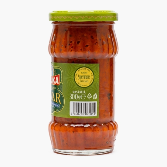 Ajvar cu ardei capia copți, fără adaos de zahăr, 300g