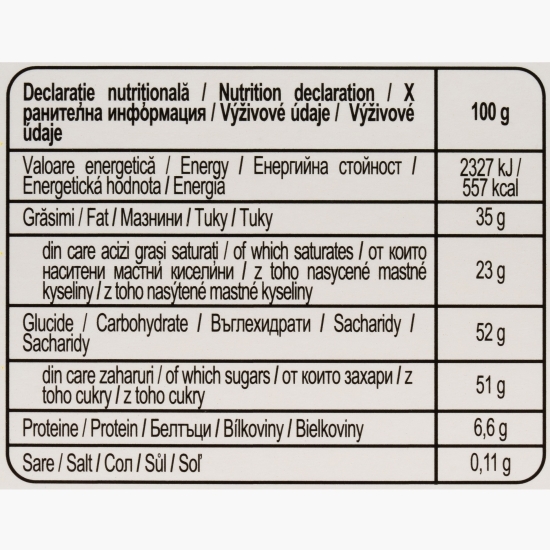 Ciocolată cu lapte și migdale caramelizate 80g