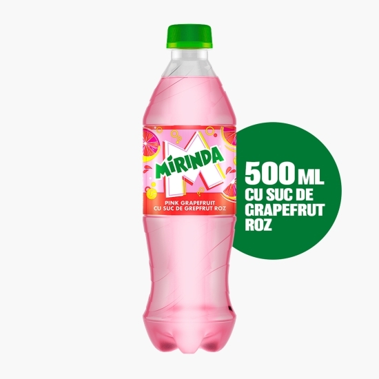 Băutură carbogazoasă grapefruit roz 0.5l
