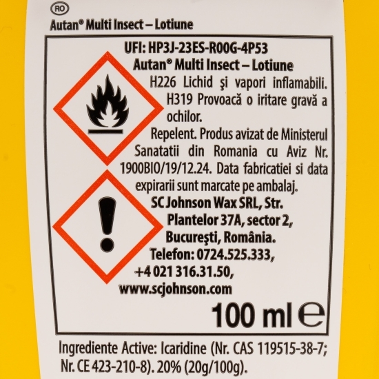  Loțiune cu protecție îndelungată împotriva insectelor Multi Insect 100ml