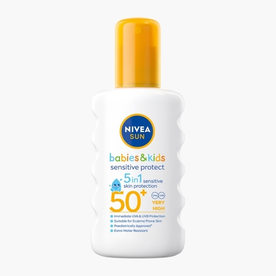Spray protecție solară pentru copii SPF 50+ Sensitive Protect 200ml