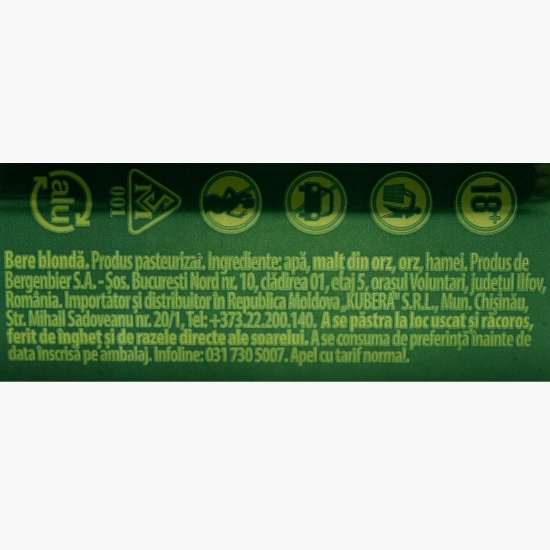 Bere blondă doză 6x0.5l (5+1)